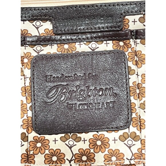 Brighton Lockheart Masterpiece Gabby Brown Pretzel Hobo Shoulder Handbag EPOC - Picture 11 of 14